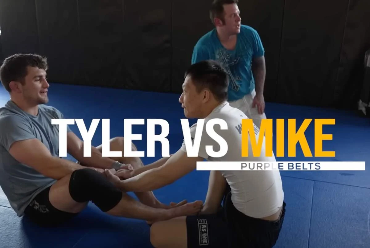 College Wrestler Against Jiu-Jitsu Purple Belt